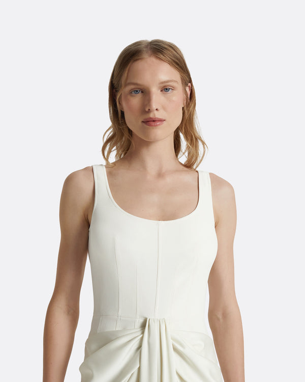 Safiyaa Marlena Ivory Long Dress