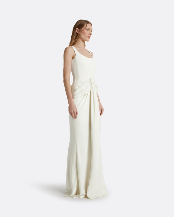 Safiyaa Marlena Ivory Long Dress