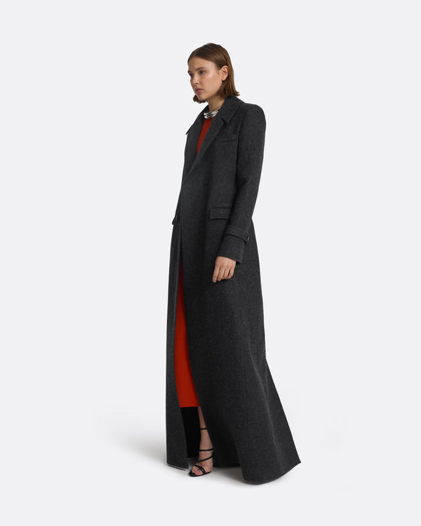 Safiyaa Marlena Speckled Grey Coat