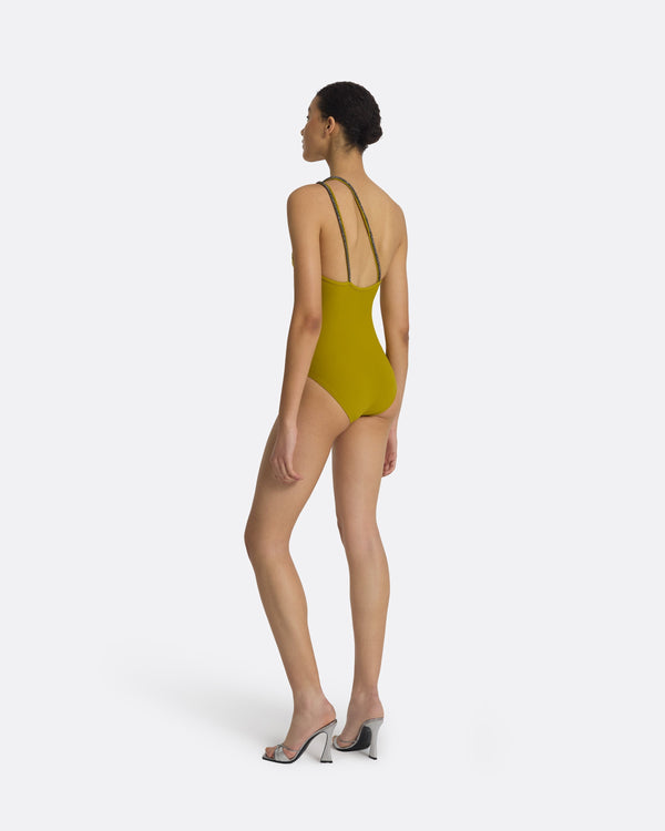 Safiyaa Mathildae Chartreuse Swimsuit