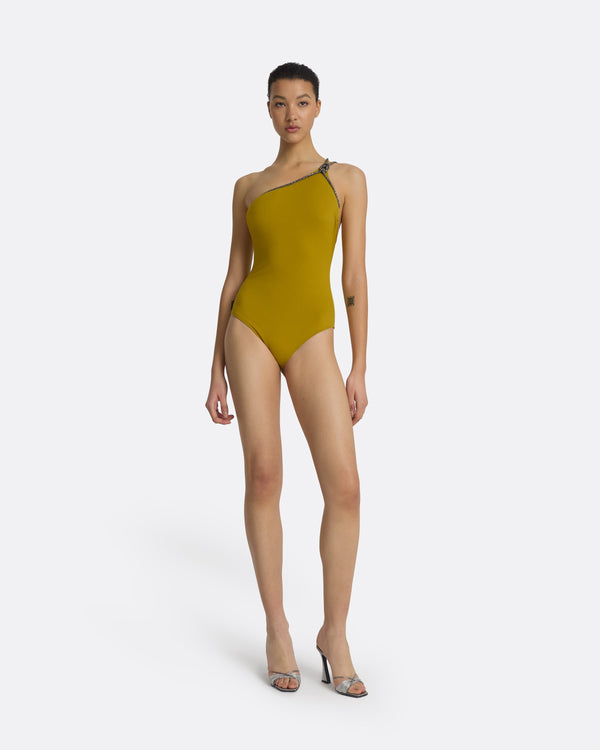 safiyaa Mathildae Chartreuse Swimsuit