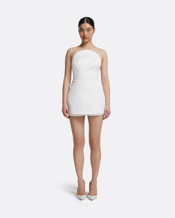 safiyaa Matilda Skirt in Porcelain