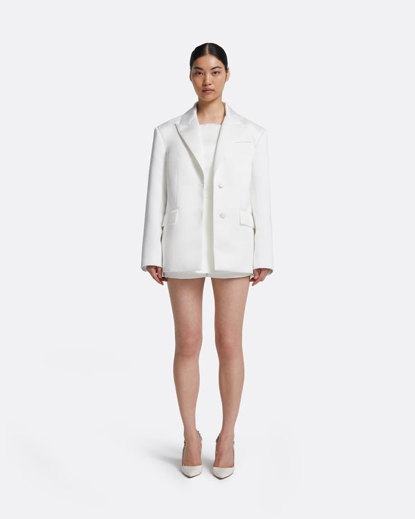 Safiyaa Maurissa Jacket In Porcelain
