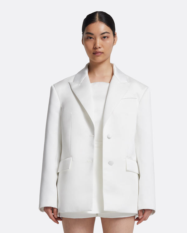 safiyaa Maurissa Jacket in Porcelain