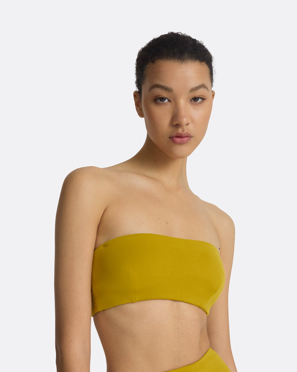 Safiyaa Mayrana Chartreuse Bikini Top