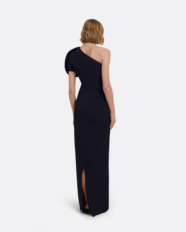 Safiyaa Millie Long Dresses In Midnight Navy