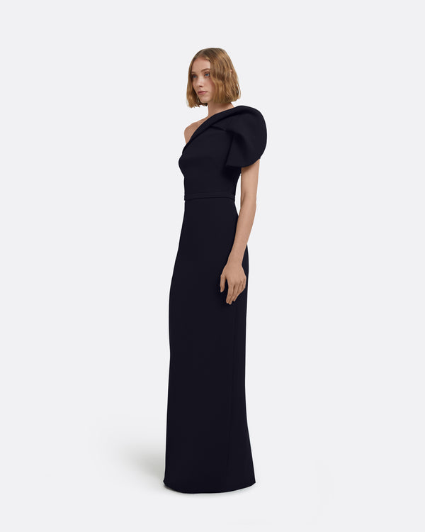 Safiyaa Millie Long Dresses In Midnight Navy