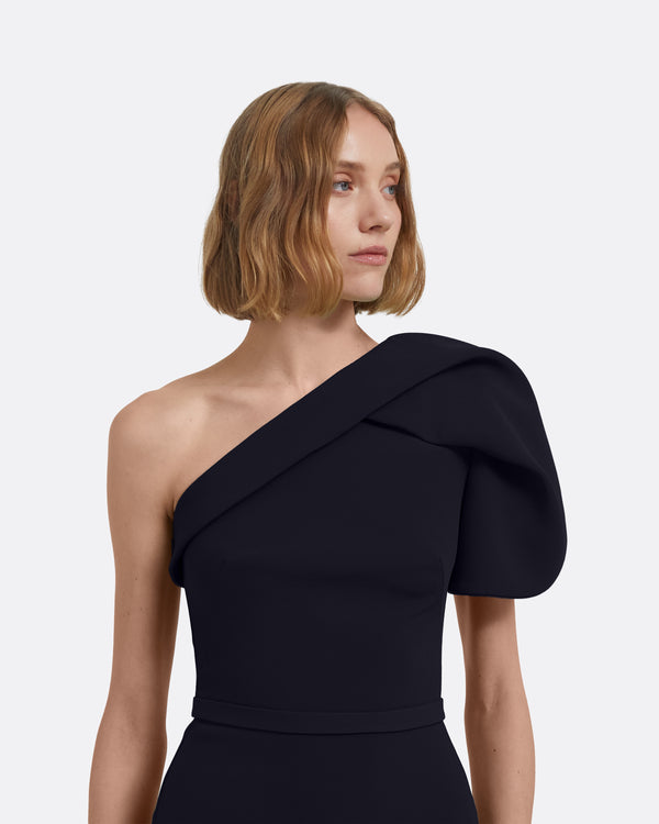 Safiyaa Millie Long Dresses In Midnight Navy