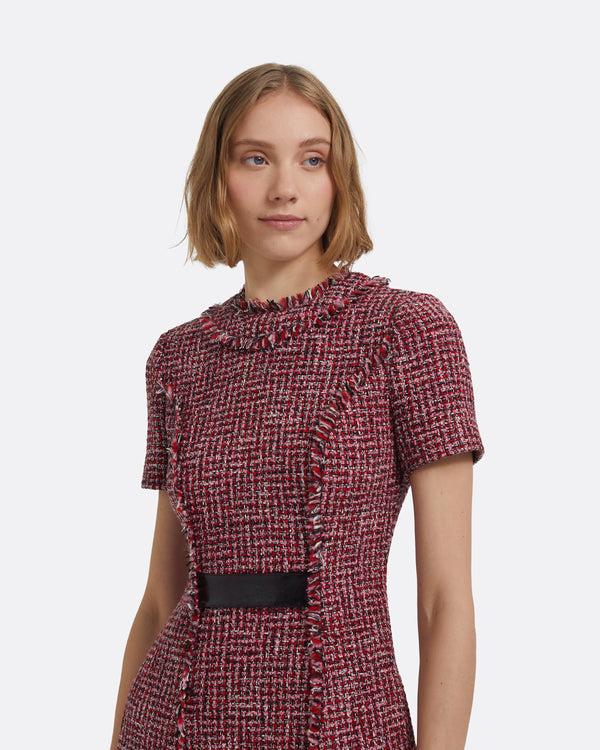 Safiyaa Misa Short Dress In Multi-Pinks