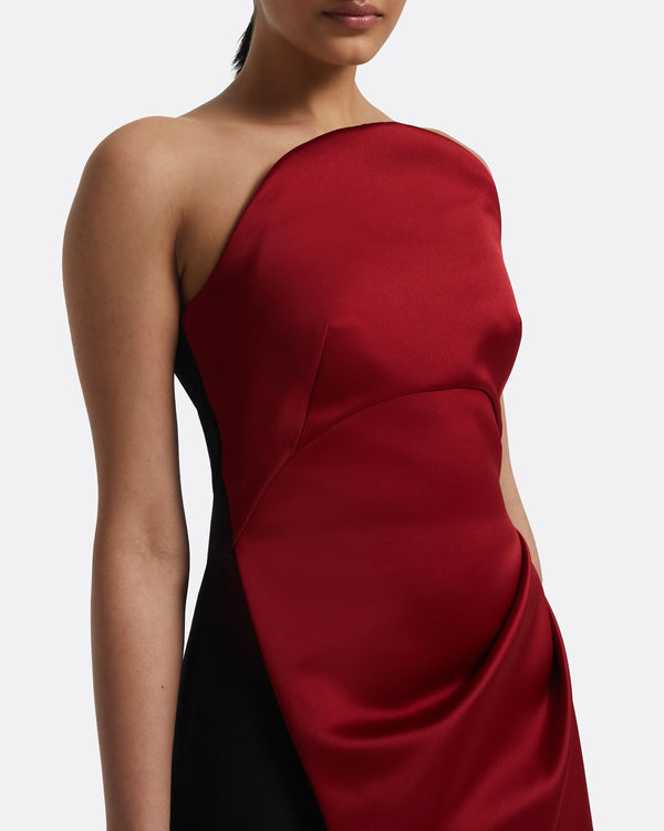 Safiyaa Misaki Long Dress In Swinton On Black