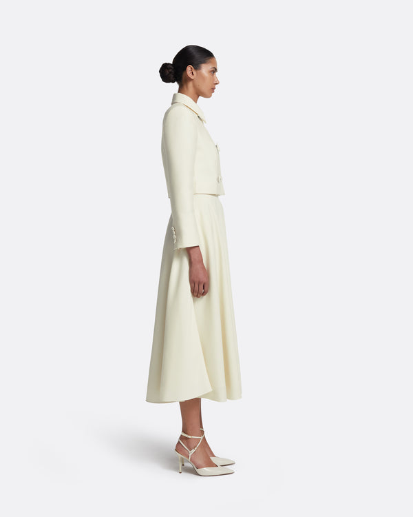 Safiyaa Miwa Skirt In Eggshell