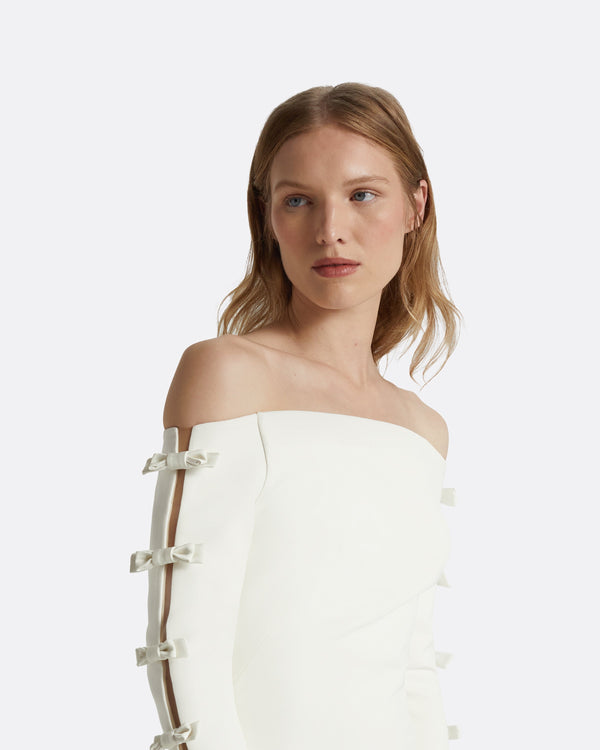 Safiyaa Morag Ivory Long Dress