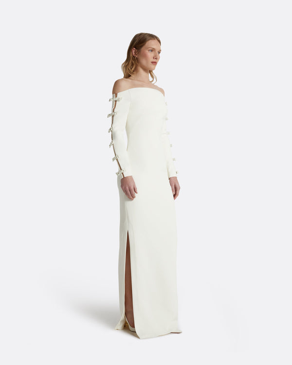 Safiyaa Morag Ivory Long Dress