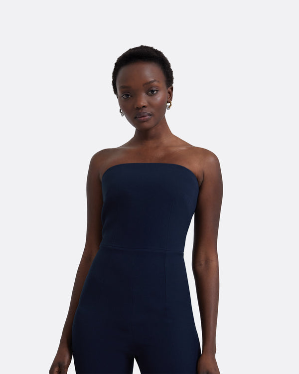 Safiyaa Myrine Maritime Blue Jumpsuit