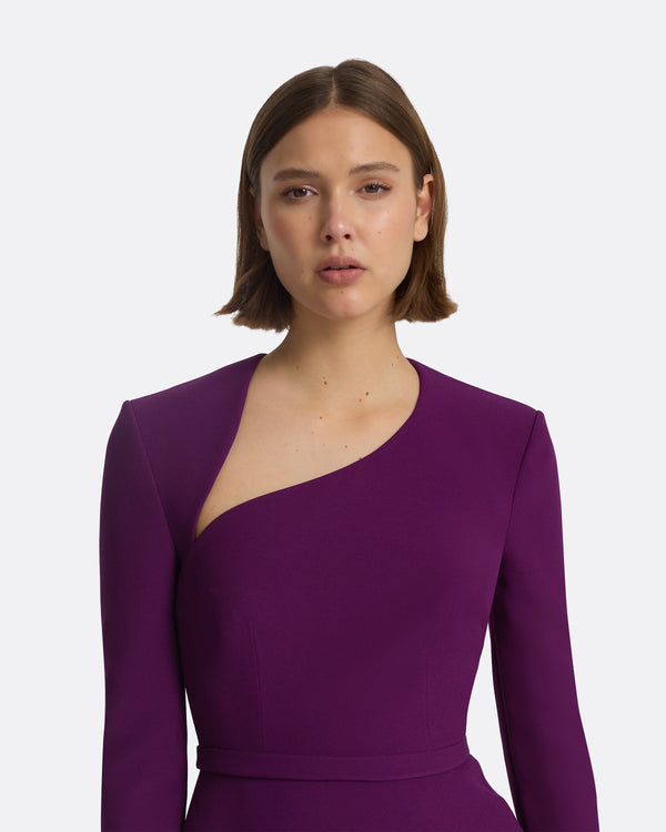 Safiyaa Nadia Currant Top