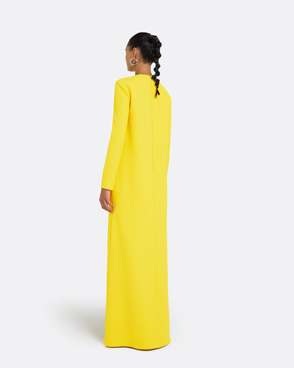 Safiyaa Naima Canary Long Dress