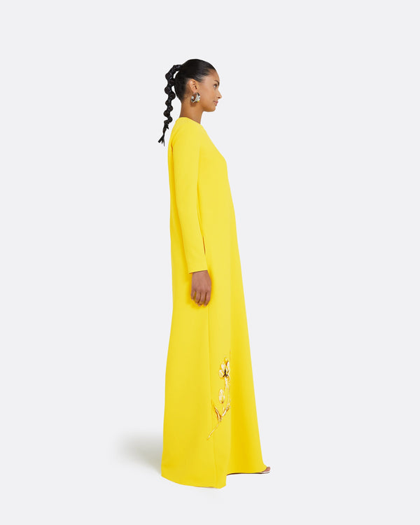 Safiyaa Naima Canary Long Dress