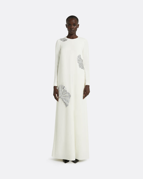 safiyaa Naima Ivory Long Dress