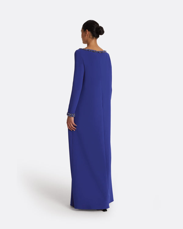 Safiyaa Naimal Skiathos Blue Long Dress