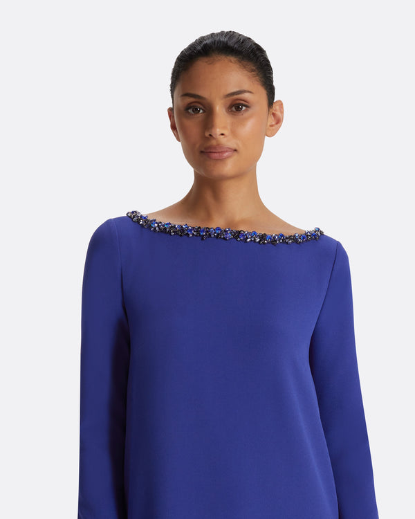 Safiyaa Naimal Skiathos Blue Long Dress