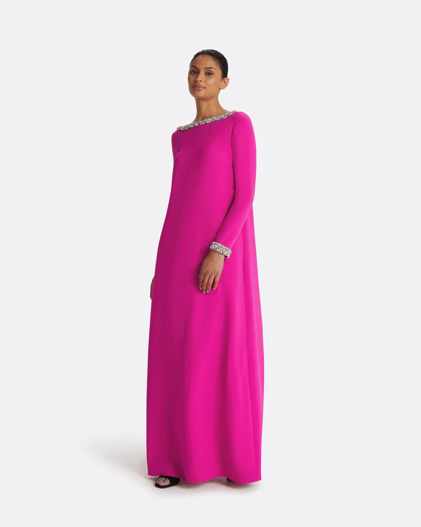 Safiyaa Naimal Wild Strawberry Long Dress