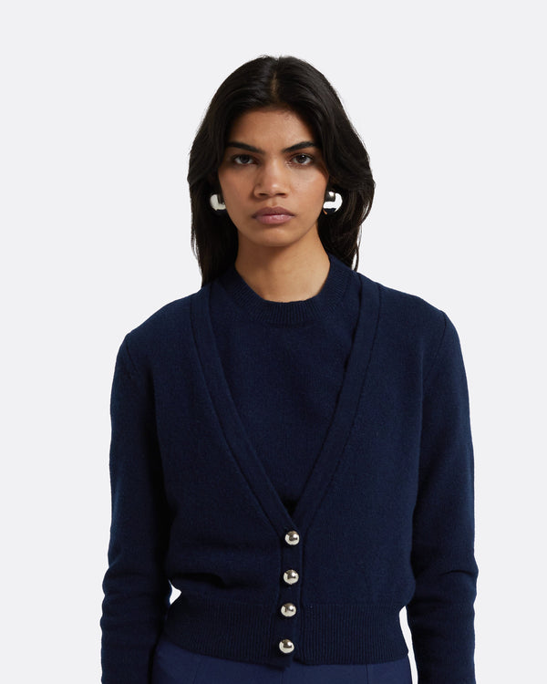 Safiyaa Nesli Maritime Knit Top