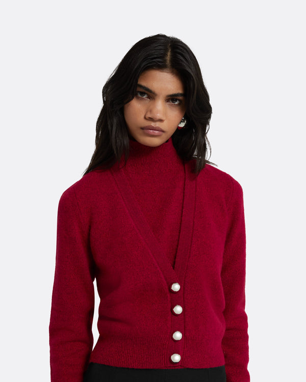 Safiyaa Nesli Swinton Knit Top