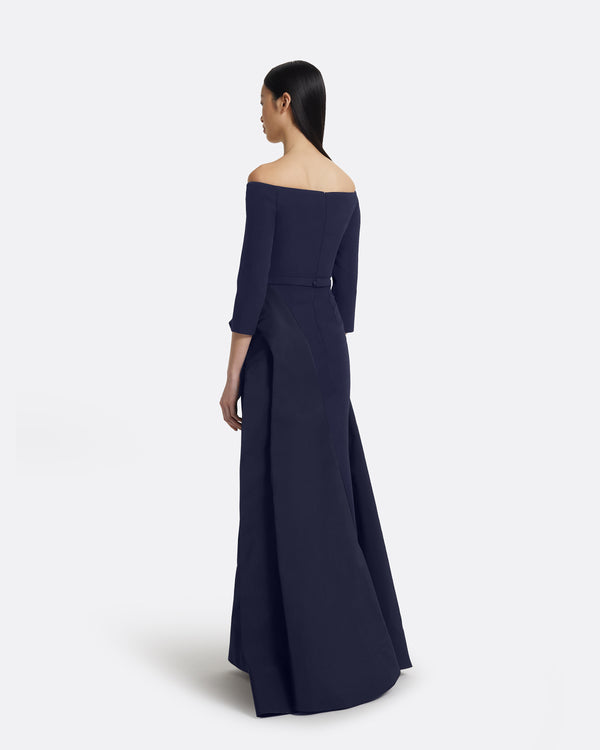 Safiyaa Nila Long Dress In Azurite