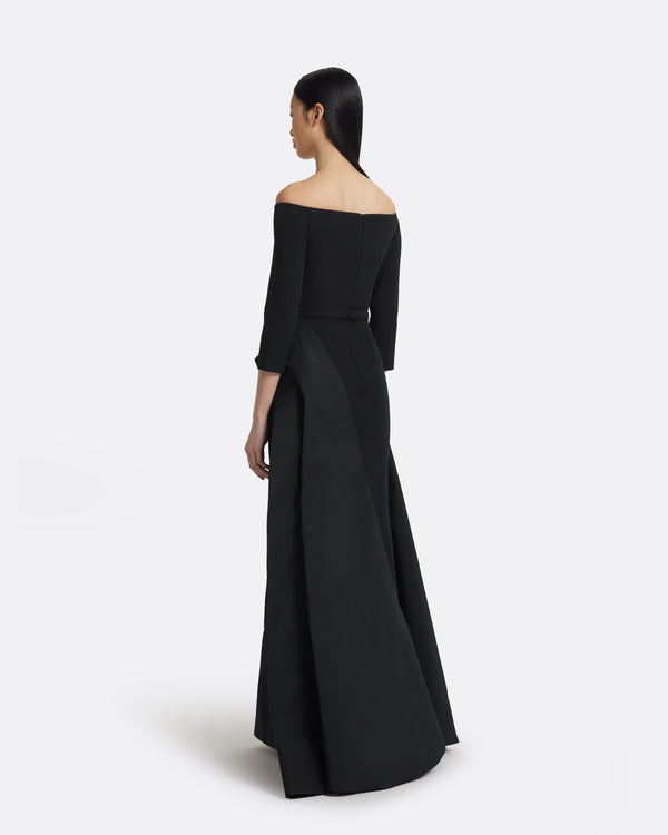 Safiyaa Nila Long Dress In Black