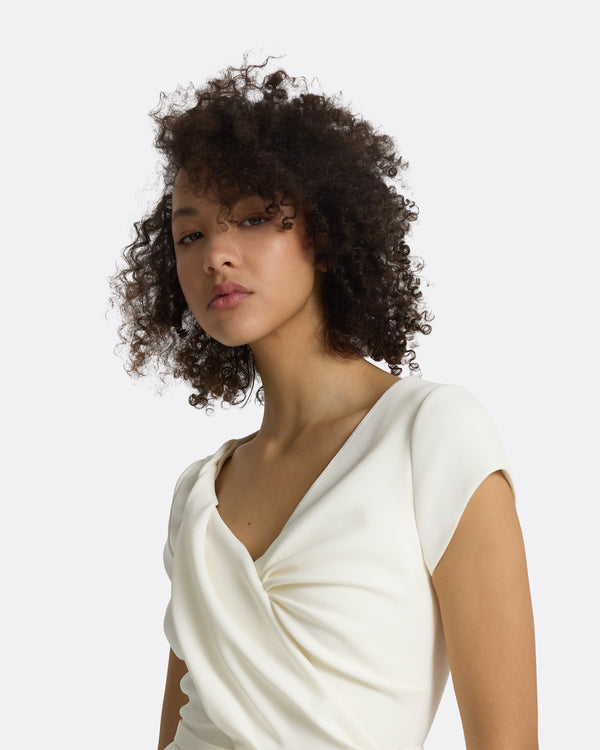 Safiyaa Nuvaya Ivory Top