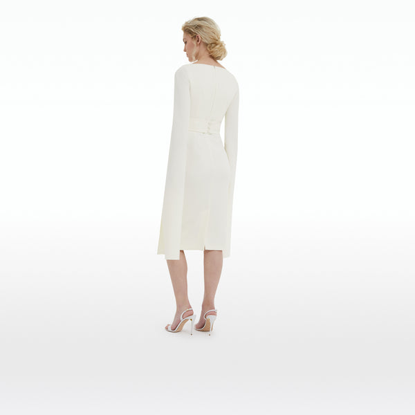 Safiyaa Octavia Ivory Midi Dress