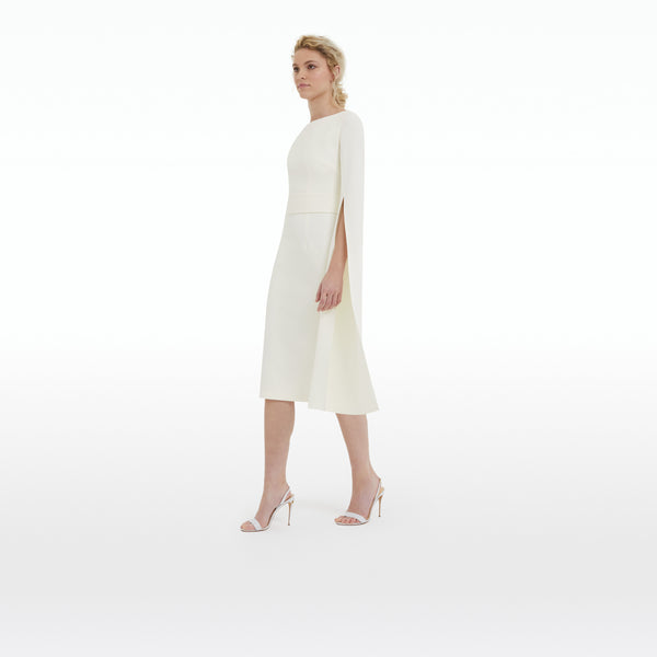 Safiyaa Octavia Ivory Midi Dress