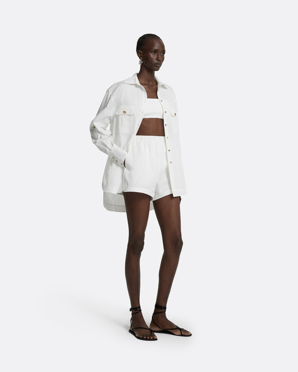 safiyaa Oliver Ivory Shorts