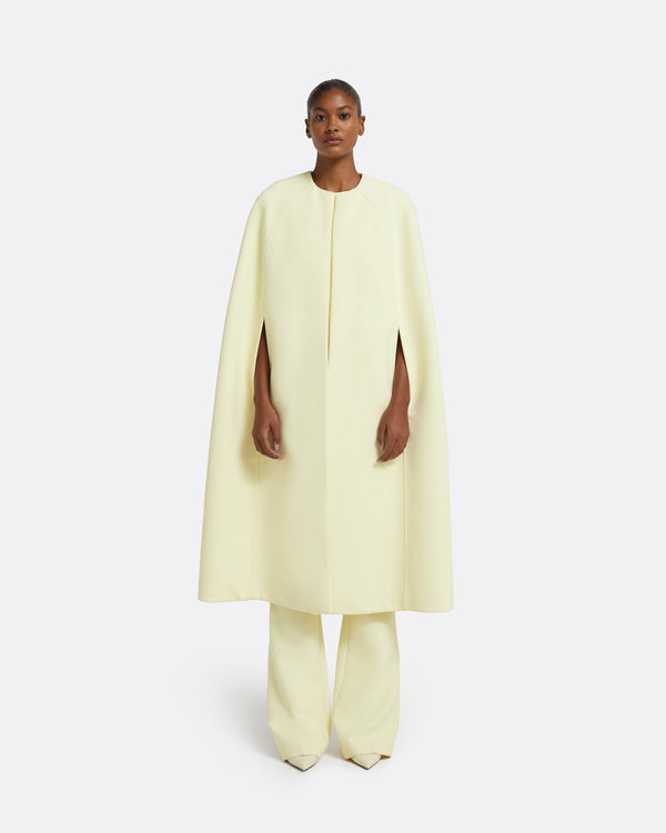 safiyaa Olivier Cape in Buttermilk