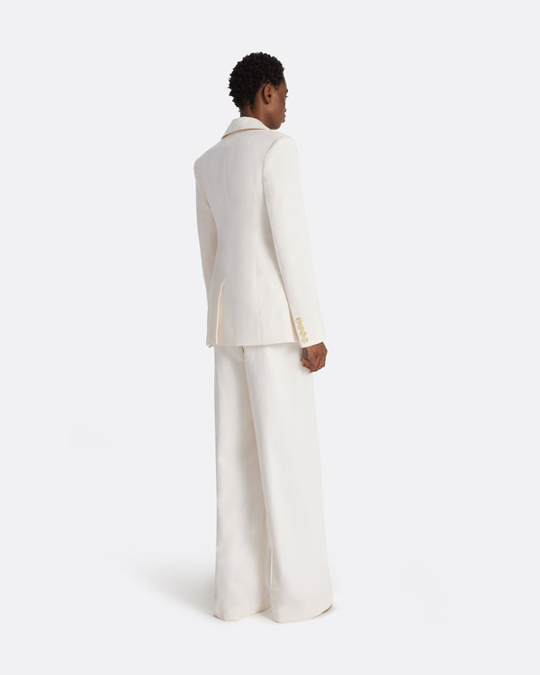 Safiyaa Omarani Ivory Trousers