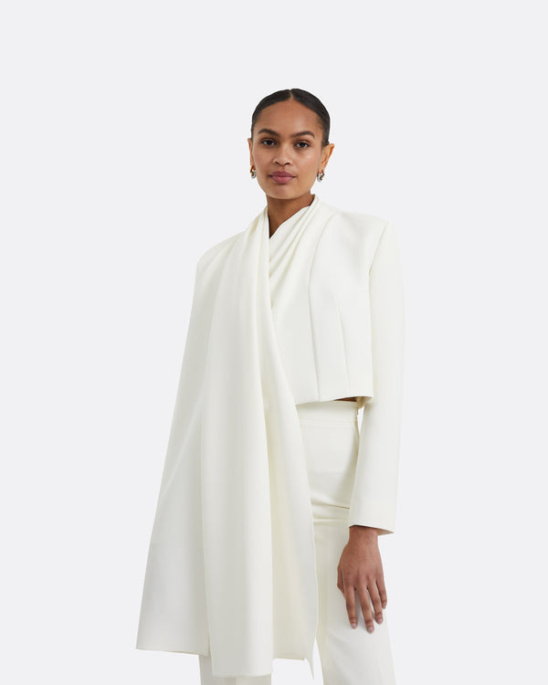 Safiyaa Ooly Ivory Jacket