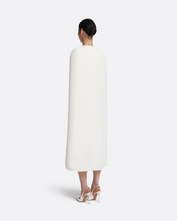 Safiyaa Oria Midi Dress In Ivory