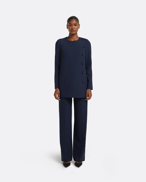 safiyaa Orla Trousers in Maritime Blue