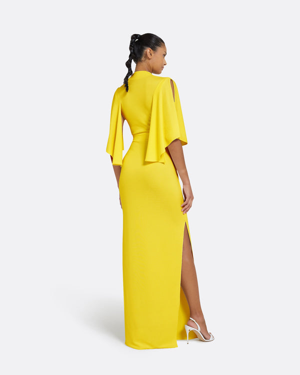 Safiyaa Oro Canary Long Dress