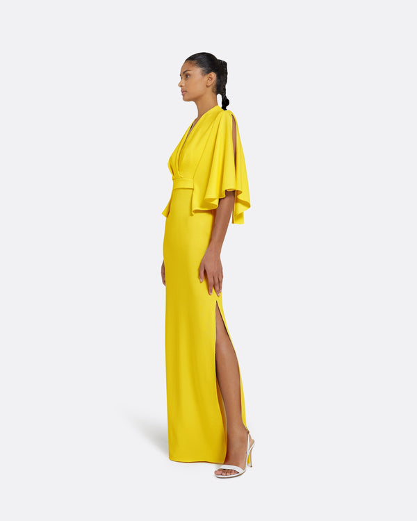 Safiyaa Oro Canary Long Dress