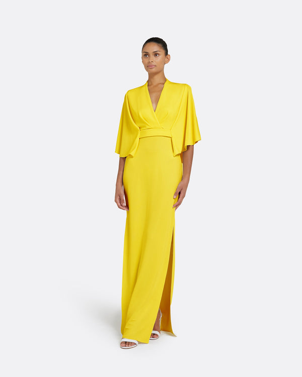 safiyaa Oro Canary Long Dress