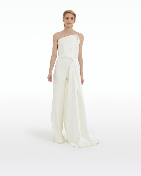 safiyaa Paris Ivory Jumpsuit