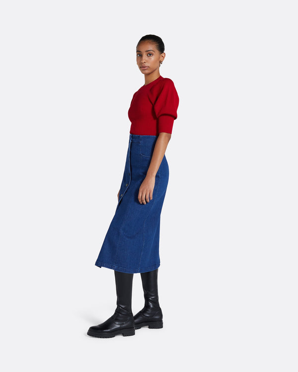 Safiyaa Paula Azalea Red Knit