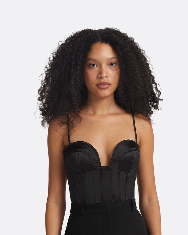 Safiyaa Poli Black Top