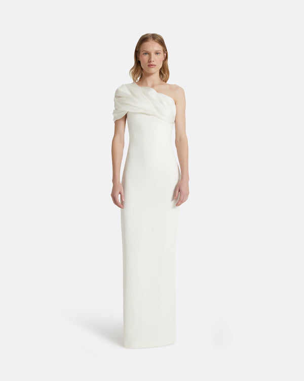 safiyaa Portan Ivory Long Dress