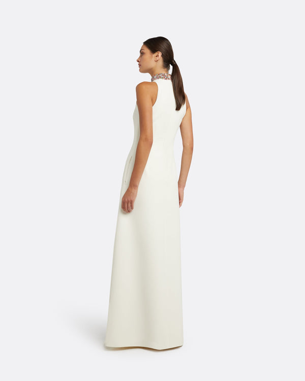Safiyaa Priscilla Ivory Long Dress