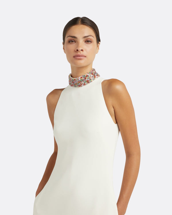 Safiyaa Priscilla Ivory Long Dress