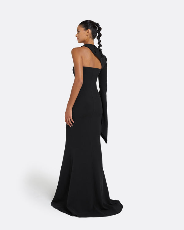 Safiyaa Raha Black Long Dress