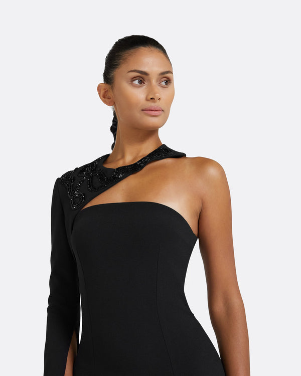 Safiyaa Raha Black Long Dress