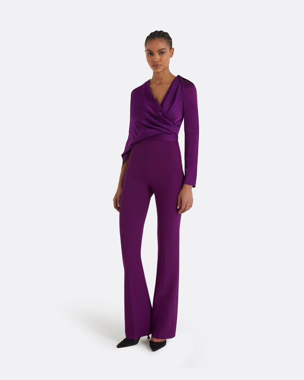 Safiyaa Rasine Currant Jumpsuit